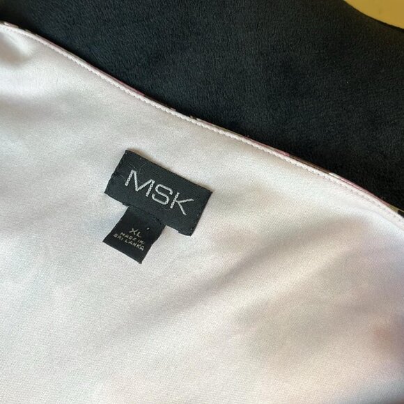 Y2K 90s MSK XL Silkie Pull Over Short Flutter Sleeve Top Whimsy Fairy Coquette - Picture 3 of 10